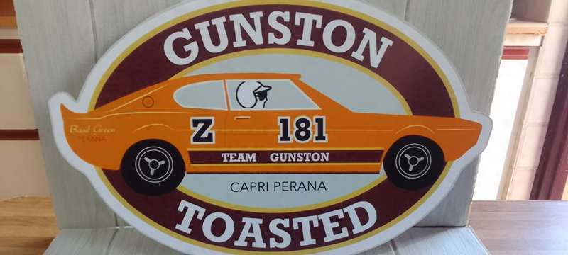 gunston advertising sign